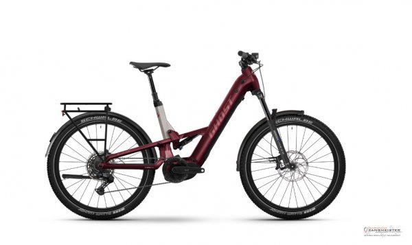 Ghost E-ASX ESSENTIAL LOW EQ (2026) RED/COFFEE PEPPLE - GLOSSY